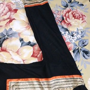 Black Suit Pajama Dupatta Set