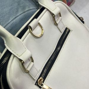 Chic White Tote Bag