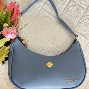 Half moon hobo bag- blue