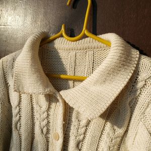 H&M Dupe Collared Knit Sweater