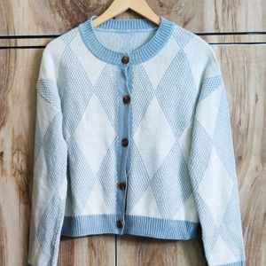 Light Blue Cardigan Size-40-42