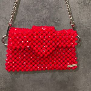 Red Beads Bag