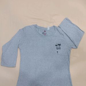 Cotton Grey Tshirt