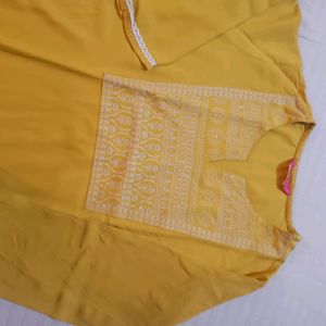 Yellow Beautiful Kurta