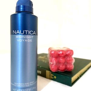 Nautica Midnight Voyage Body Spray For Men - Fresh
