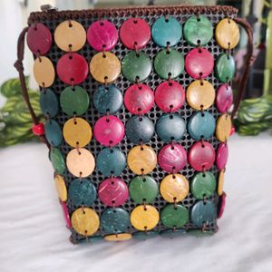 Multicolour Beads Sling Bag (Women)