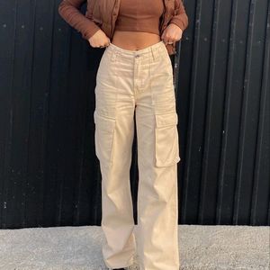 Beige Pinteresty Jogger Pants