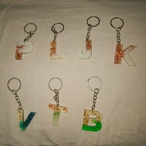 Resin Keychains Each 80 Rs