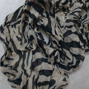 Zebra Print Scarf