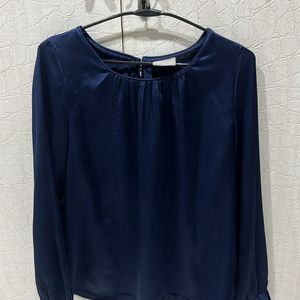 Navy Blue Top With Great Shine