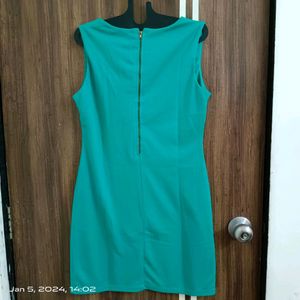 🛍️ @₹99 Sea Green Mini Dress