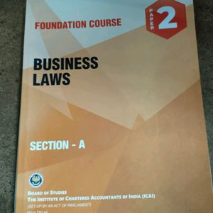 CA Foundation Course Books