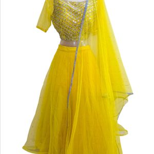 *Royal Bridal Haldi Lehenga...