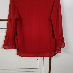 Red Hot Party Top By AND