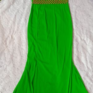 Green Fishcut Dress