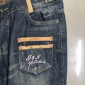 Korean Trendy y2k jeans blue