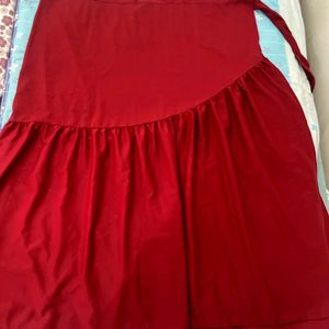 Wrap skirt set Red 🍒 Cherry Color