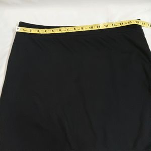 Mini Pencil Skirt With Cutout At One Side