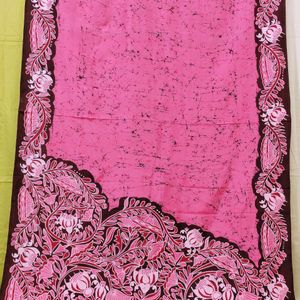 New Pure Silk Hand Batik Saree