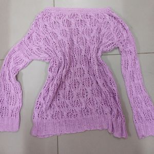 Hand Knit Beautiful Sweater 🪻