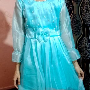 Dress For Girls Organza Fabric