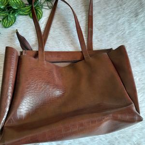 Brown Casual Hand Bag (Women's)