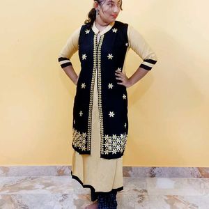 kurti with Jacket Style Dress