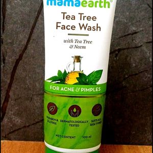 Mama Earth Tee Tree Face Wash New No Coin