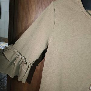 Tan Partywear Top