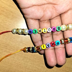 Handmade Alphabet Rakhi