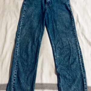 Straight Fit Torn Jeans