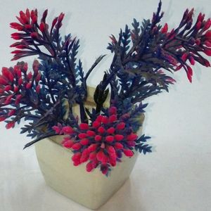 Plants 1 pair Blue multo Artificial Showpic indoor