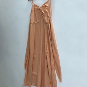 Long Orange Dress