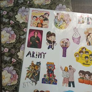 BTS CUTE 50 STICKERS!!!