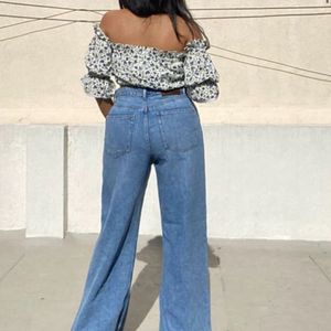 VAIRE Blue Wide Leg Jeans