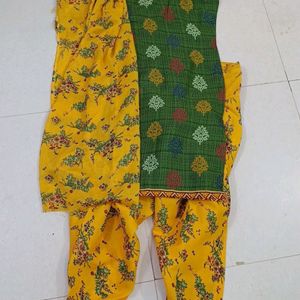 Woman Patiala Suit Salwar With Dupatta