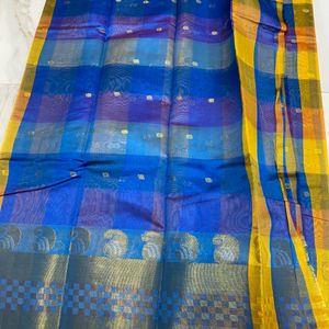 Elegant Fresh New Beautiful Combination Saree