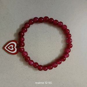 Aesthetic Red Heart Bracelet