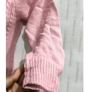 Beautiful High Neck Sweater For Girl