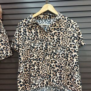 Leopard Print Nightsuit Set