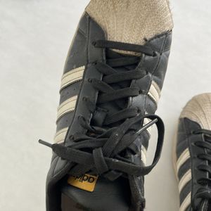 Adidas Original Black Superstar Shoes