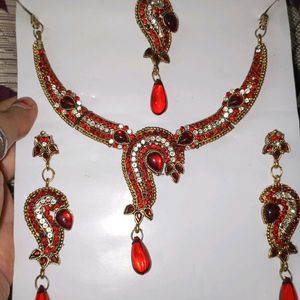 Red Jewelry Set