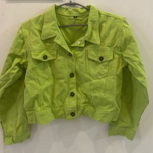 Green Denim Jacket