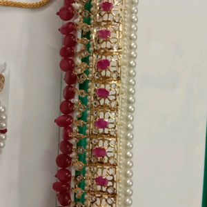 Royal Nizami Pearl Jewellery With Adjustable Dori