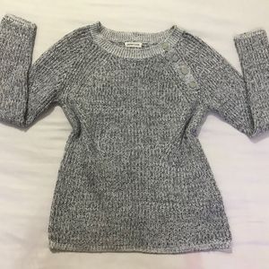 Grey With Silver Shimmers Pullover Fits S/M