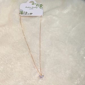 Rose Gold Chain With Butterfly Pendant & Freebie