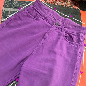 Purple 💜jeans For Her🟣