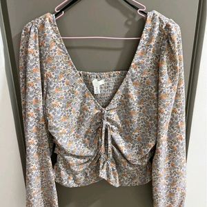 H&M Draped Blouse