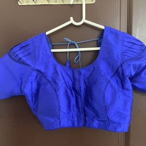 Navy Blue Readymade Blouse - Used Only Once