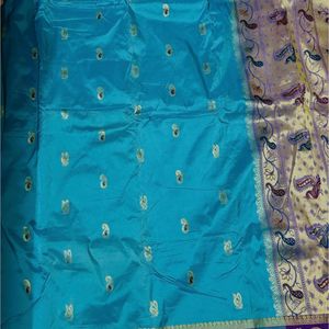 paithani kathpadar saree